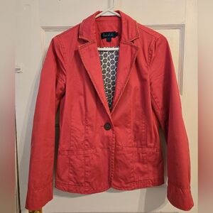 Boden Coral Blazer with 3 Button Closure Size UK 8